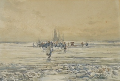 Victor Noble Rainbird (1887-1936), 'At Eventide', signed, watercolour, 24 x 33cm